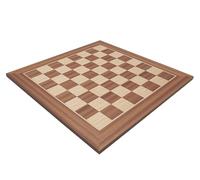 Échiquier en acajou et bouleau, 50,8 cm, fabriqué à la main en Grèce