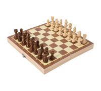 Échiquier en Bois, Jeu d'échecs | Jeux d'échecs de Bureau interactifs | Jouets d'échecs de Voyage, échiquier Pliant avec Rangement intégré, Jeu d'échecs pour Jouets d'anniversaire de noël