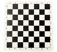 Échiquier en cuir léger - Tapis de tournoi portable souple - Pour débutants - Durable - Taille du sac