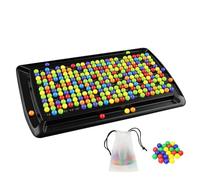 Échiquier intellectuel, Jeu de Perles Arc-en-Ciel_ 288 pièces, Jeu de société Rainbow Ball, Jeu de Bureau Assorti de balles colorées, Jeux de société de stratégie pour Enfant et Adultes