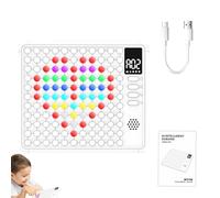 Échiquier Intelligent | Intelligent, Interactif et Portable | Jeu de Plateau d'Échecs 5 en Ligne pour | pour Maison École Voyage Fête Soirée Familiale Éducation Noël Anniversaire