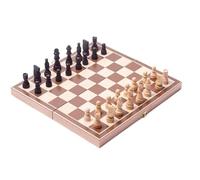 échiquier Jeu d'échecs Pliable en Bois, Style Classique Vintage, Plateau de Jeu Pliable Standard, sculpté à la Main, 30 x 30 cm Bois échecs