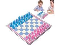 Échiquier magnétique - Jeu d'échecs pliable, puzzle stratégique éducatif de qualité, jeu portable pour le plaisir en famille | Pièces d'échecs pour adolescents, adultes, ca