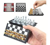 Echiquier Magnetique Pliable, 20 X 20 CM Mini Jeu Échecs Voyage Magnétique, Echiquier Magnetiques Petit, Petit Echiquiers Voyage, Convient Aux Enfants Et Aux Adultes, Aux Fêtes Et Aux Voyages