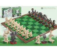 The Noble Collection – Jeu d'échecs Minecraft Héros de la Surface VS Monstres 48 cm