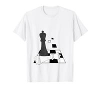 Échiquier Motif coloré Échec et mat Roi Pion Échecs Design T-Shirt