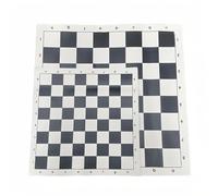 Échiquier noir et blanc 34/50cm, accessoires de jeu portables et enroulables, standard 34 cm