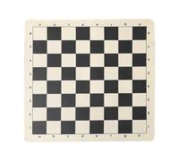 Échiquier Pliable - Tapis de Tournoi Compact en Cuir PU | Échiquier et Jeu de Dames Doux et Portable pour et Adultes, idéal pour Les Voyages et Un Rangement Facile