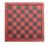 Échiquier Pliant Universel en Cuir PU, Jeu D ' Échecs Plat