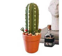 Échiquier Portable, Jeu d'échecs Cactus pour la Maison, fête de Famille avec matériau imprimé 3D, Bureau, Appartement, bibliothèque, décoration pour Les Amateurs de, Jeu Amusant pour Les