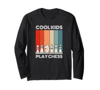 Échiquier Professionnel Cool Kids Play Chess Board Manche Longue