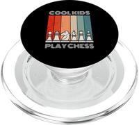 Échiquier Professionnel Cool Kids Play Chess Board PopSockets PopGrip pour MagSafe