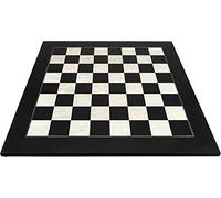 Échiquier professionnel en bois pour tournoi N°4, 5 et 15,2 - 4,4 cm, 5,1 cm et 5,7 cm - Incrustation (5,7 cm noir, sans notation)