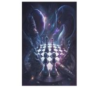 échiquier - Puzzle en Bois Adulte 1000 P - Challenge Puzzles - Adultes Et Enfants À Partir De 12 Ans 78×53cm