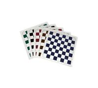 Échiquier roulable vinyle bleu - échiquier de tournoi de taille 6