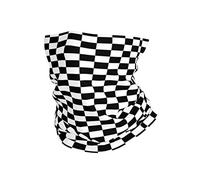 Échiquier Unisexe Foulard Élastique Cache Cou Coupe-Vent Bandana pour Randonnée Ski Golf Hiver