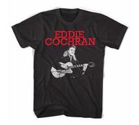 ECHJCG Eddie Cochran T Shirt Rockabilly Unisex Colours(XX-Large)