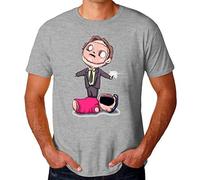 ECHJCG First Aid Training Funny Men's T-Shirt Heather(Medium)