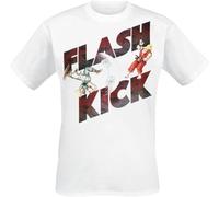 ECHJCG Flash Kick Retro T-Shirt White(Large)