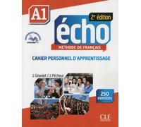 Echo a1 cahier d'apprentissage + cd audio 2ed Cahier personnel d'apprentissage et CD audio - Jacky Girardet - Cle International - Livre CD - Méthode de langue CD