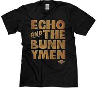 Echo and The Bunnymen Mens T-Shirt Black Unisex Tee(Medium)