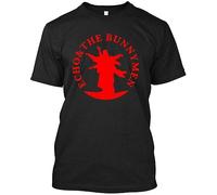 Echo and The Bunnymen Punk Rock Black T-Shirt(XX-Large)