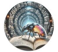 Echo Bookworm 1000 Pièces Casse-tête Fantastique Magique Puzzle Circulaire pour Adultes Et Enfants Classiques Cadeaux Qualité Supérieure 1000pcs (67.5x67.5cm)