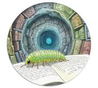 Echo Bookworm 1000 Pièces Casse-tête Fantastique Magique Puzzles Circulaires pour Adultes Et Enfants Classiques Cadeau Décompression 1000pcs (67.5x67.5cm)