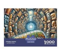 Echo Bookworm 1000 Pièces Jigsaw Puzzle Fantastique Magique À Partir De 14 Ans Artistique Cadeaux Défi Activité Créative 70x50cm/1000pcs