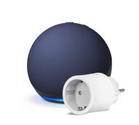 Echo Dot (5e génération) | Bleu marine + OSRAM SMART+ Prise intelligente avec Matter, Fonctionne avec Alexa - Kit de démarrage Maison connectée