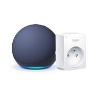 Echo Dot (5e génération) | Bleu marine + Tapo Matter Prise Connectée, Fonctionne avec Alexa - Kit de démarrage Maison connectée