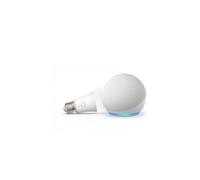 Echo Dot (Nouvelle génération) avec Alex Blanc Glacier + Philips Hue White Ampoule LED Connectée (E27), Pack Éclairage Intelligent à Commande Vocale