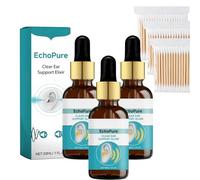 Echo Ease Lot de 3 inhalateurs d'acouphènes - Elixir de soutien auditif organique, spray anti-acouphènes pour soulager les acouphènes pour les oreilles, spray Tinniease pour acouphènes, inhalateur