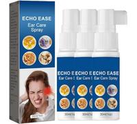 Echo Ease Lot de 3 inhalateurs d'acouphènes, spray de soin des oreilles Echo Ease pour acouphènes, soulagement des acouphènes pour oreilles qui sonnent
