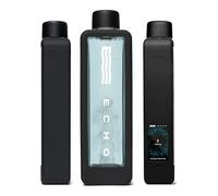 Echo Flask Bouteille d'eau à hydrogène - Solution d'hydratation active avec suivi de l'apport d'eau et écran tactile LCD - Compact et pratique - Bouteille d'hydrogène transparente - 355 ml