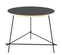 Echo Low Table d'appoint basse Müller Möbelwerkstätten Bois stratifié noir mat - MUELLER KL ECHO L SM