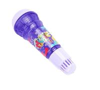 Echo Microphone sans batterie avec amplification vocale pour anniversaire, pique-nique, barbecue, fête (violet)