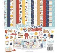 Echo Park - Baby On Board - 30,5 x 30,5 cm Boy Collection Kit - 12 papiers double face