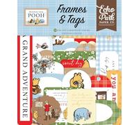 Echo Park Cardstock Ephemera 33/Pkg-Frames & Tags, Winnie The Pooh