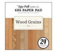 Echo Park Double-Sided Paper Pad 6"X6"-Warm Wood Grains