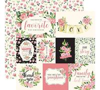 Echo Park Paper Botanical Garden Double-Sided Cardstock 12"X12"-Sweet Pea Journaling Cards