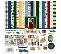 Echo Park Paper Carta Bella Collection Kit 12"X12"-Gone Fishing