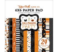 Echo Park Paper Company Bloc de Papier pour fête d'halloween 15 x 15 cm, Multicolore