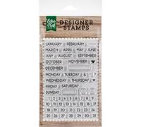 Echo Park Paper Company Calendrier Essentials Tampon