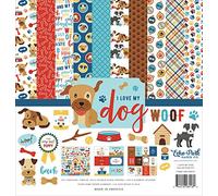 ECHO PARK PAPER COMPANY LMD198016 Kit I Love My Dog Coll 30,5 x 30,5 cm, Papier, Taille unique