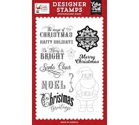 Echo Park Paper Ensemble de tampons Père Noël : Be Merry and Bright