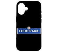 Echo Park Plaque de Rue Los Angeles Silverlake DTLA California Coque pour iPhone 16
