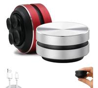 Echo Pod Speaker, Echo Pod Shower Speaker, Music Player with Suction Cup for Bath, Home, Outdoor, Travel (Sliver*1pcs+Red*1pcs)