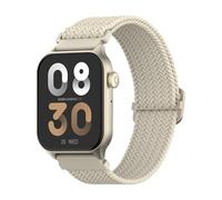 Echo Rainbow Mesh - Montre Connectée Homme/Femme 2.01" - Appels Bluetooth & Assistant Vocal IA - Suivi Santé, Sommeil & +100 Modes Sport - Étanche IP68 - Autonomie 15J - iOS & Android - Blanc