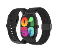 Echo Rainbow Mesh Noir Nylon + Silicone
